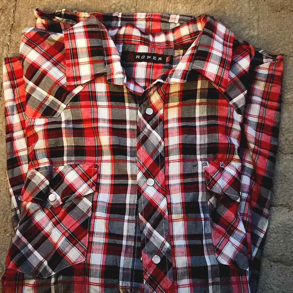 Men's Roper Snap Down Long Sleeve Shirt